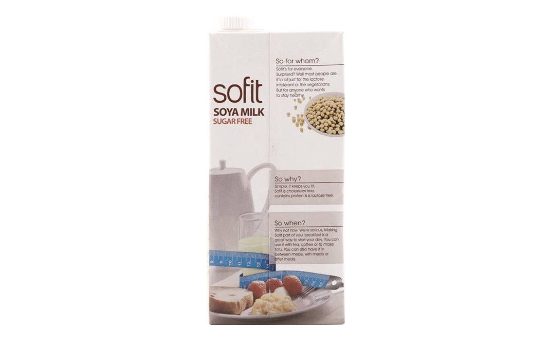 Sofit Soya Milk Sugar Free    Tetra Pack  1 litre